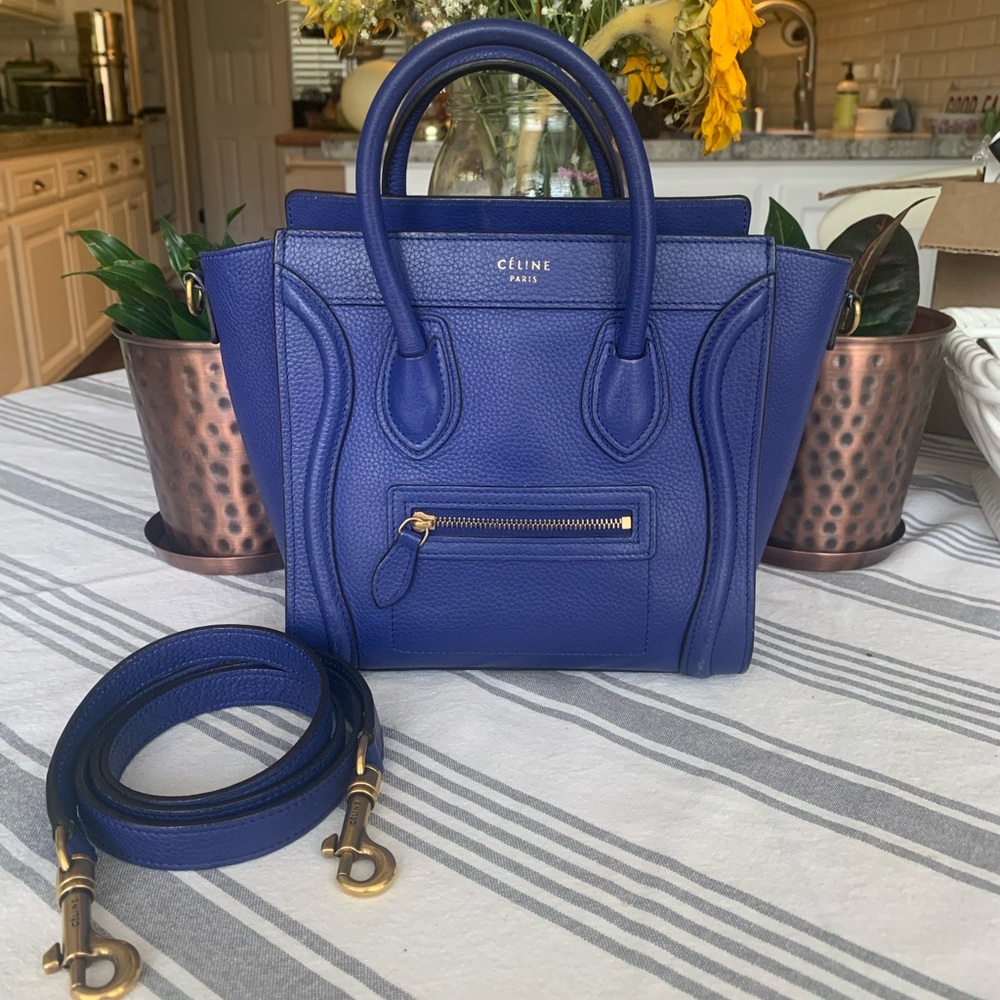 Authentic Celine Nano Luggage 2 Way tote